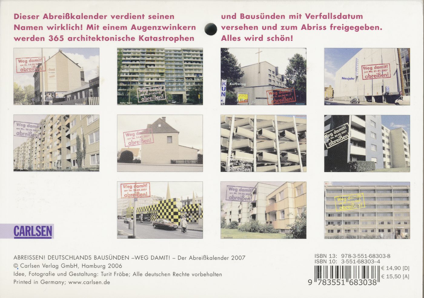 Abriss­ka­len­der 2007 Back&nbsp;Cover