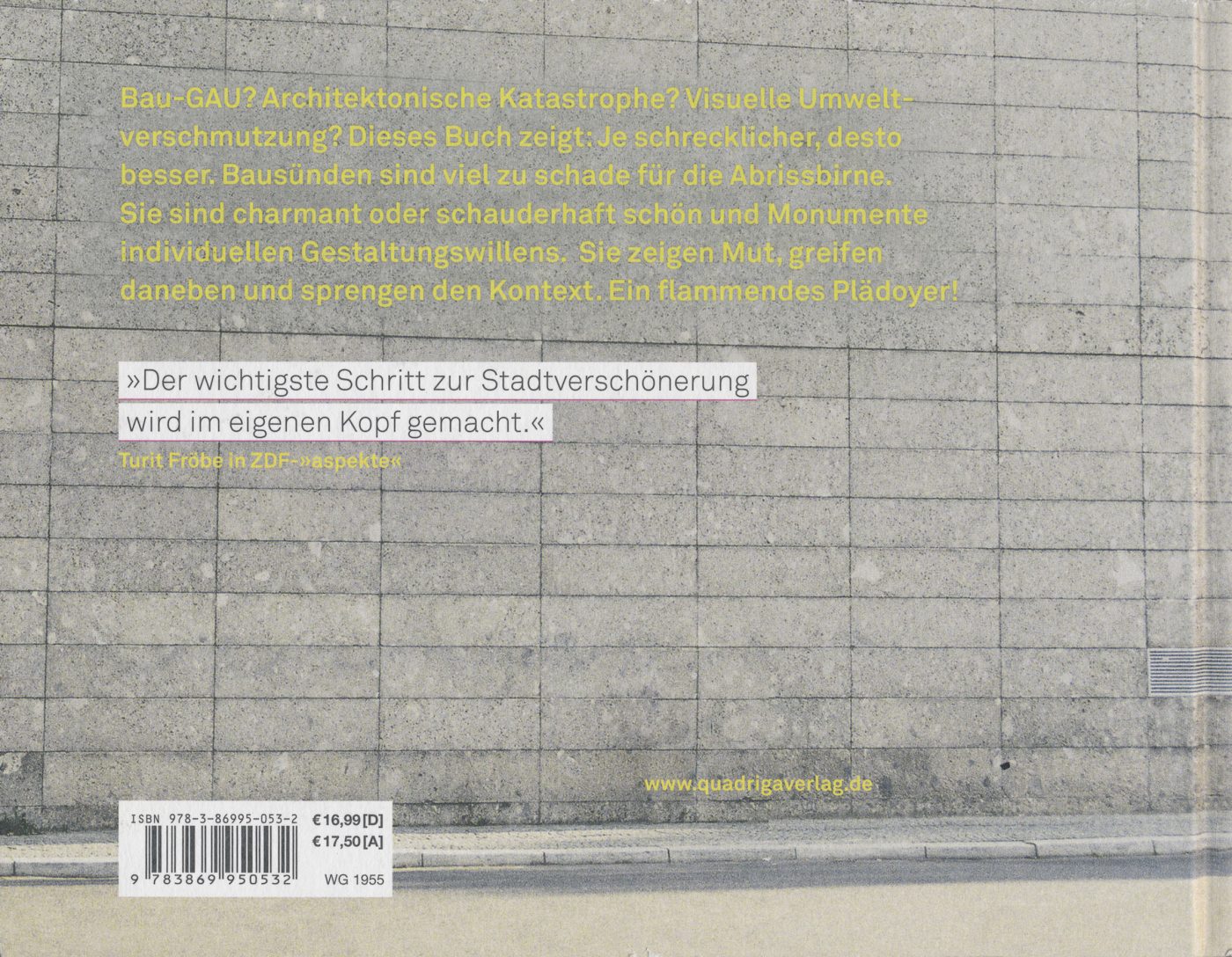 Die Kunst der Bau­sun­de Back&nbsp;Cover